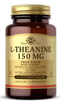 Vorschaubild für L-Theanin 150 mg 60 pflanzliche Kapseln - Front 2