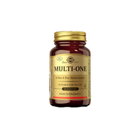 Thumbnail for A bottle of Swanson Multi One 30 Tablets, enriched with essential vitamins and minerals, labeled as suitable for vegans.