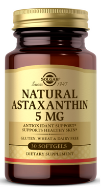 Daumennagel für Solgar Natural Astaxanthin 5 mg 30 Softgel ist ein starkes Antioxidans, das zahlreiche Vorteile für die Hautpflege bietet. Jede Portion enthält 5 mg dieses wirkungsvollen Astaxanthins, das die maximale Wirksamkeit für eine gesunde Haut gewährleistet.