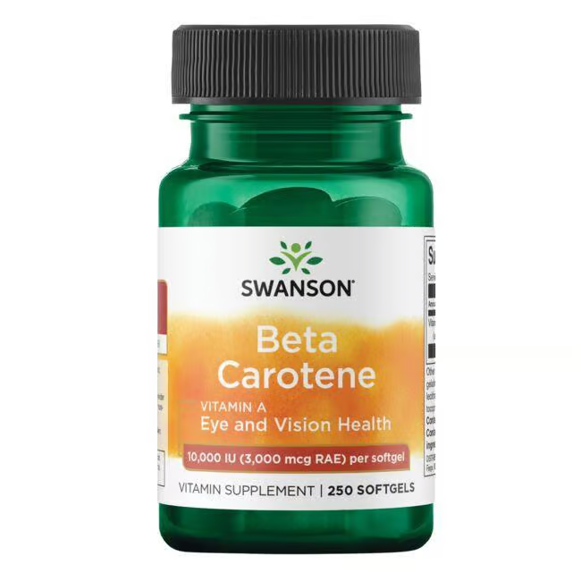 Beta-Carotene (Vitamin A) 10000 IU 250 Softgels