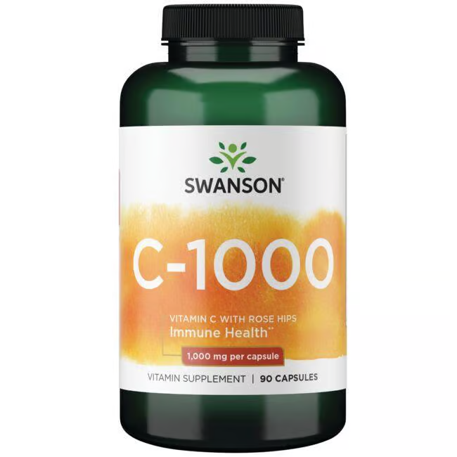 C-1000 - Vitamin C with Rose Hips 90 Capsules