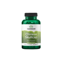 Thumbnail for This 90-capsule bottle of Swanson Chinese Skullcap provides 400 mg per capsule, supporting sleep with traditional Chinese medicine.