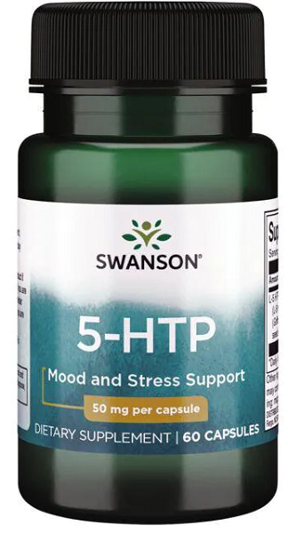 5-HTP Mood and Stress Support Kapseln von Swanson.
