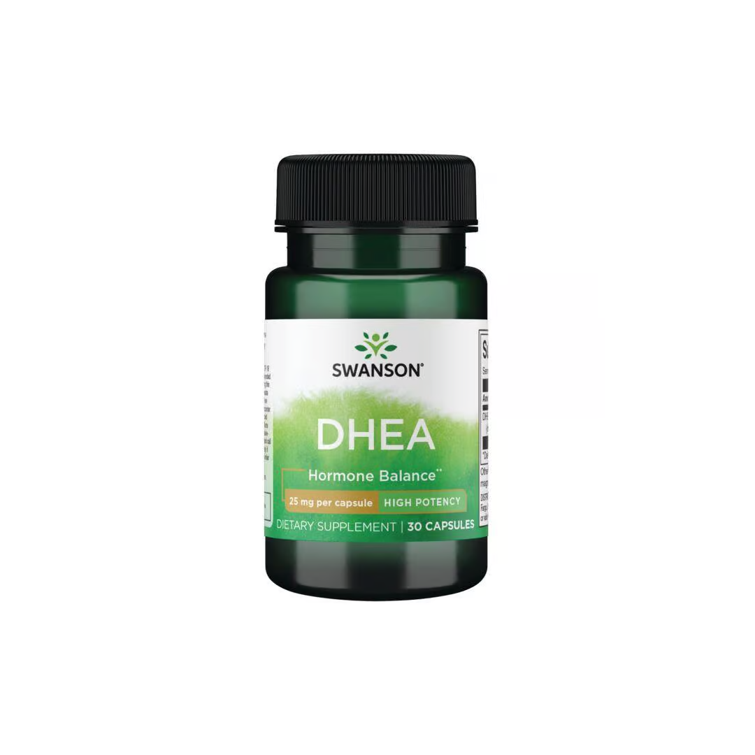 DHEA 25 mg 30 Capsules - High Potency