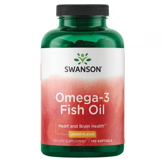 Omega-3 Fish Oil - Lemon Flavour 150 Softgels