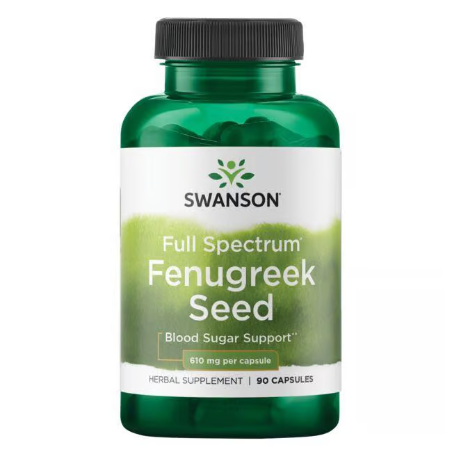 Fenugreek Seed 610 mg 90 Capsules