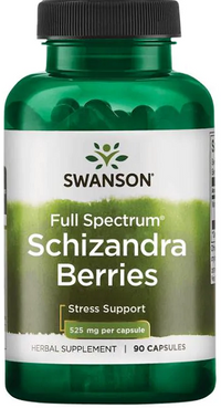 Vorschaubild für Swanson Schizandra Beeren - 525 mg 90 Kapseln, ein Adaptogen und Lebertonikum für ganzheitliches Wohlbefinden.