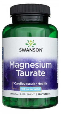 Vorschaubild für Eine Flasche Swanson Magnesium Taurat 100 mg 120 tab.