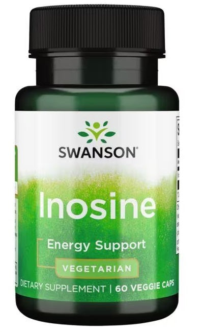 Swanson Inosin - 500 mg 60 Veggie-Kapseln Energieunterstützung vegetarische Kapseln.