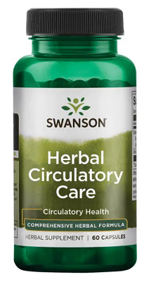 Swanson Herbal Circulatory Care - 60 Kapseln.