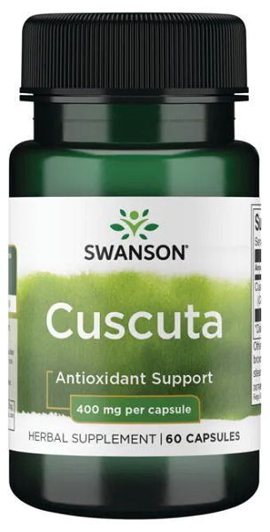 Swanson Cuscuta 400 mg 60 Kapseln zur Unterstützung von Antioxidantien Kapseln.