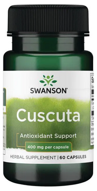 Vorschaubild für Swanson Cuscuta 400 mg 60 Kapseln zur antioxidativen Unterstützung Kapseln.