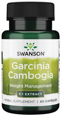 Vorschaubild für Swanson Garcinia Cambogia 5:1 Extrakt - 60 Kapseln Gewichtsmanagement-Kapseln.