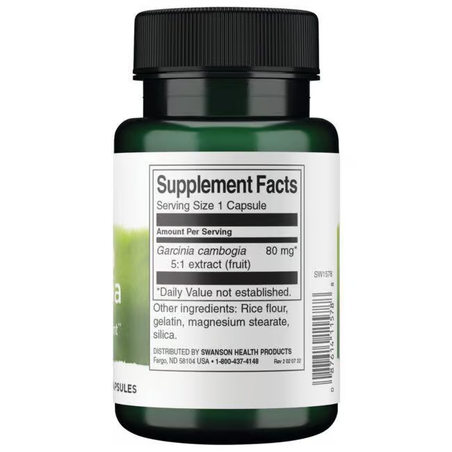 Garcinia Cambogia 5:1 Extract 60 Capsules