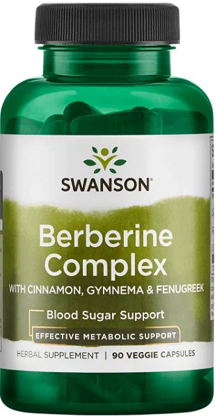 Swanson Berberin-Komplex - 90 pflanzliche Kapseln.