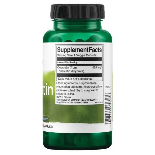 Quercetin 475 mg 60 Veggie Capsules