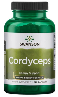 Vorschaubild für Swanson Cordyceps - 600 mg 120 Kapseln Energieergänzung Kapseln.