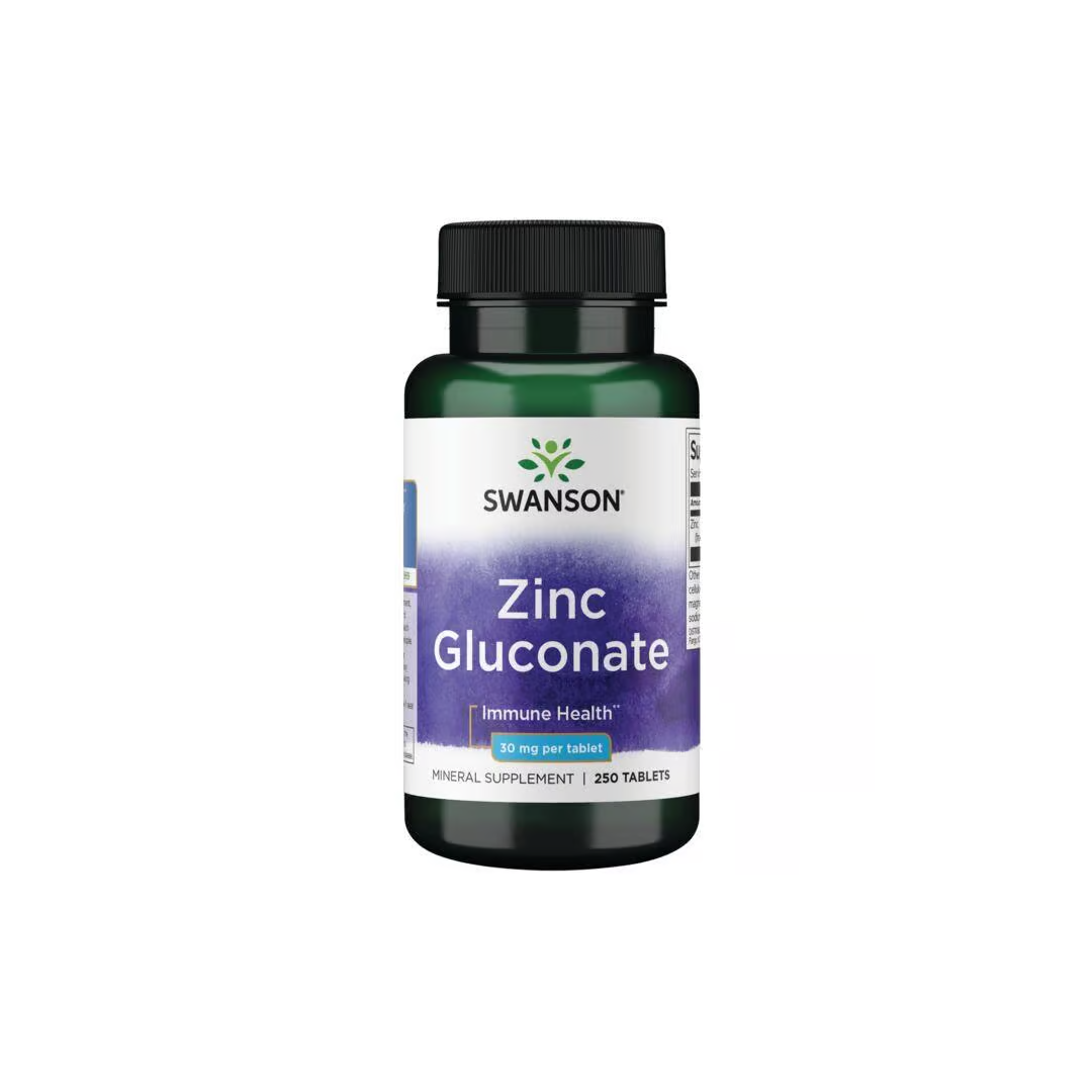 Zinc Gluconate 30 mg 250 Tablets