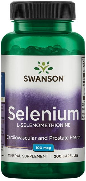 L-Selenomethionin-Kapseln von Swanson bieten antioxidative Unterstützung für die Gesundheit des Herz-Kreislauf-Systems und der Prostata.