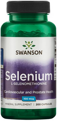 Daumennagel für L-Selenomethionin-Kapseln von Swanson bieten antioxidative Unterstützung für die Gesundheit von Herz und Kreislauf sowie der Prostata.