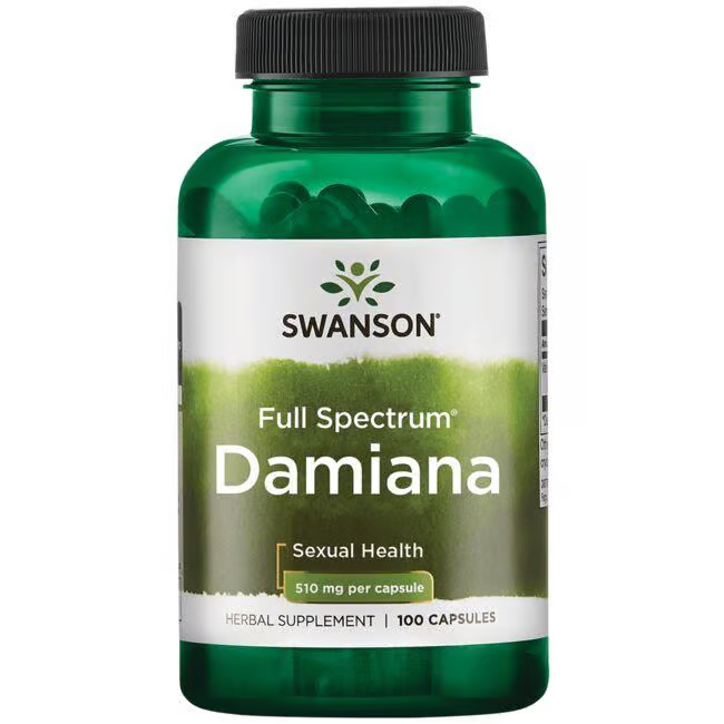 Damiana 510 mg 100 Capsules