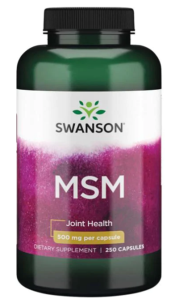 Swanson MSM - 500 mg 250 Tabs Joint Health Capsules sind speziell für die Gesundheit der Gelenke entwickelt worden. Diese Kapseln bieten auch Vorteile für die Gesundheit von Haut und Haar. Der Hauptbestandteil dieser Kapseln ist MSM, das für seine positive Wirkung bekannt ist.