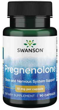 Vorschaubild zu Ein starkes Prohormonpräparat für die Gesundheit des Gehirns - Swanson Pregnenolone - 10 mg 90 Kapseln.