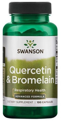 Vorschaubild für Swanson Quercetin mit Bromelain 100 Kapseln unterstützen die saisonale Immunfunktion.