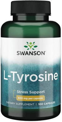 Vorschaubild für L-Tyrosin - 500 mg 100 Kapseln - Front 2