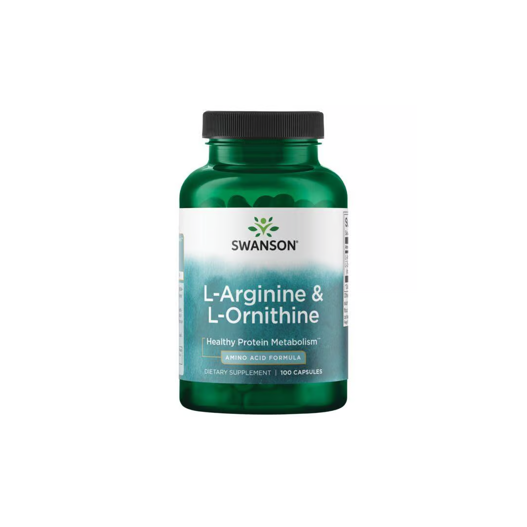 L-Arginine & L-Ornithine 100 Capsules