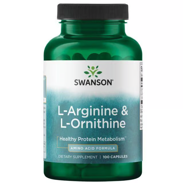 L-Arginine & L-Ornithine 100 Capsules