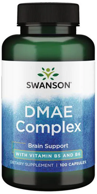 Vorschaubild für eine Flasche Swanson DMAE Complex 100 caps.