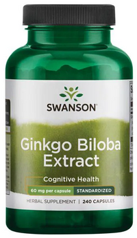 Vorschaubild für Swanson Ginkgo Biloba Extract 24% 60 mg 240 cap.