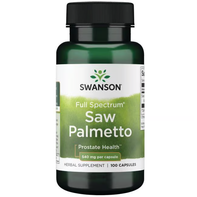 Full Spectrum Saw Palmetto 540 mg 100 Capsules