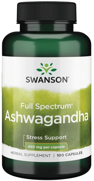 Ashwagandha - 450 mg 100 Kapseln - Front 2