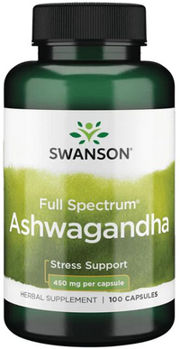 Vorschaubild für Ashwagandha - 450 mg 100 Kapseln - Front 2