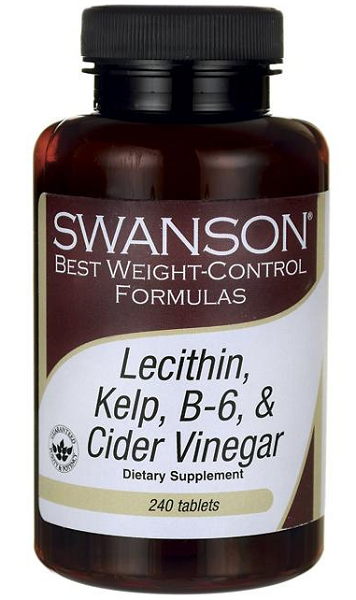 Lecithin, Kelp, B6, & Apfelessig - 240 Tabs - Front 2