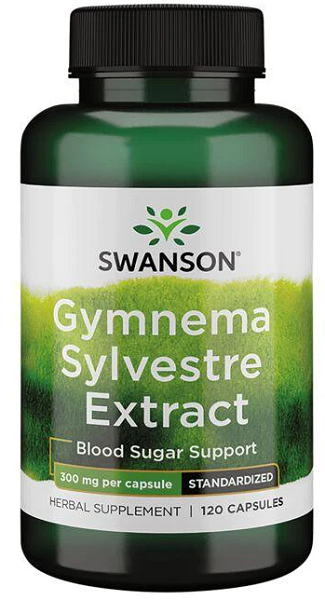 Swanson Gymnema Sylvestre Extrakt - 300 mg 120 Kapseln.