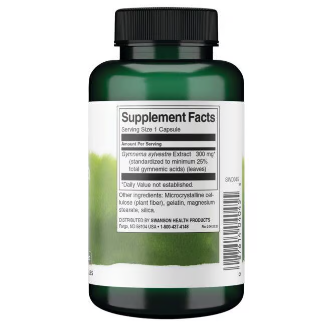 Gymnema Sylvestre Extract 300 mg 120 Capsules