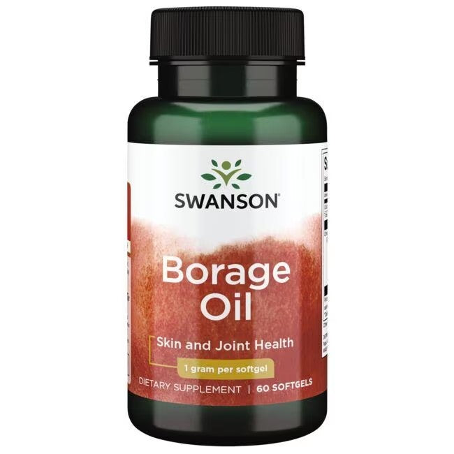 Borage Oil 1000 mg 60 Softgels