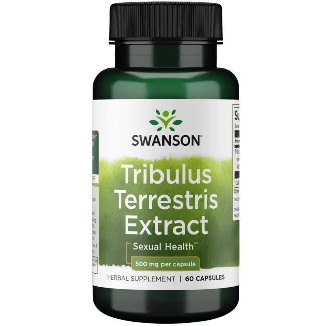 Tribulus Terrestris Extract 500 mg 60 Capsules