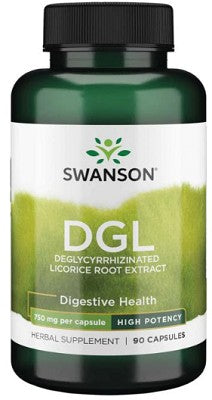 Swanson DGL Deglycyrrhizinated Licorice - 750 mg 90 Kapseln.