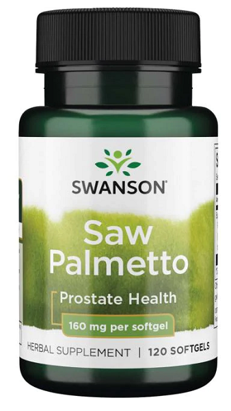 Swanson Sägepalme - 160 mg 120 Weichkapseln, für die Gesundheit der Harnwege und der Prostata.