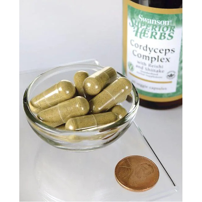 Cordyceps Complex with Reishi and Shiitake Mushrooms 60 Veggie Capsules