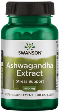 Vorschaubild für Swanson Ashwagandha Extrakt - 450 mg 60 Kapseln.