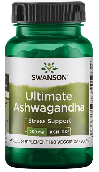 Ashwagandha - KSM-66 - 250 mg 60 Veggie-Kapseln - Vorderseite