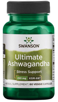 Vorschaubild für Ashwagandha - KSM-66 - 250 mg 60 Vegikapseln - Vorderseite