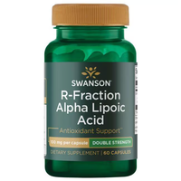 Thumbnail for Swanson R-Fraction Alpha Lipoic Acid, 100 mg, 60 capsules in a green bottle promotes cardiovascular health with 