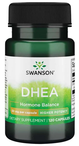 Swanson DHEA - 50 mg 120 Kapseln Hormonhaushalt Kapseln.