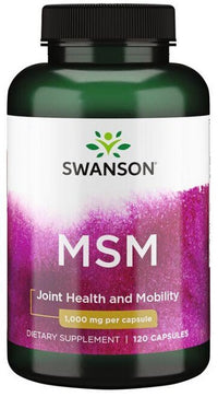 Daumennagel für Swanson MSM 1000 mg 120 Kapseln ist ein Ergänzungsmittel, das das Bindegewebe unterstützt und die Gesundheit der Gelenke fördert. Indem es die Kollagenstrukturen stärkt, trägt es zur Verbesserung der allgemeinen Mobilität bei.